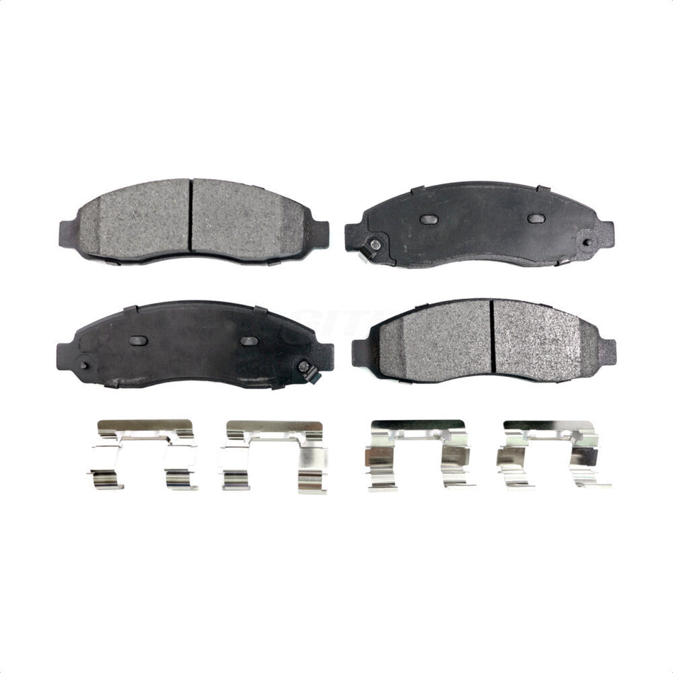 Front Semi-Metallic Disc Brake Pads PPF-D962 For 2003-2004 Dodge Dakota by Positive Plus