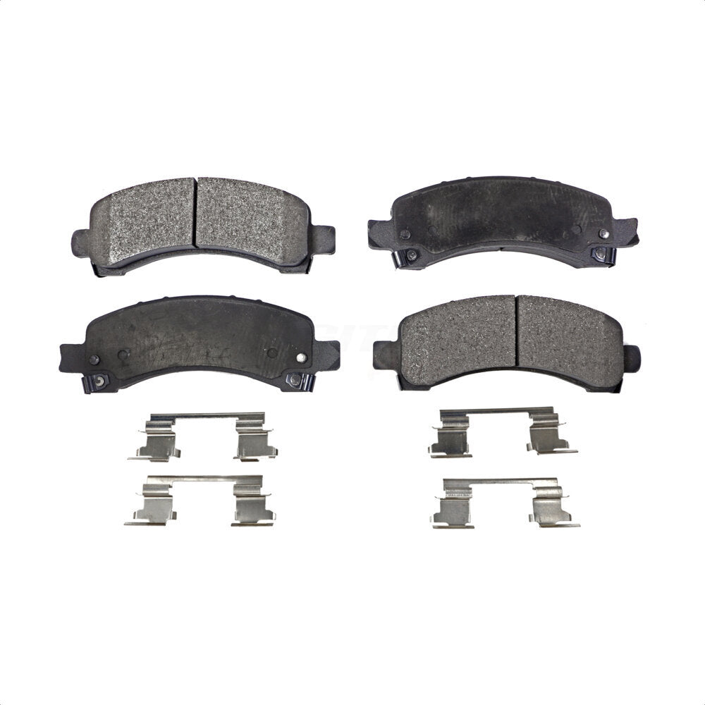 Rear Semi-Metallic Disc Brake Pads PPF-D974 For Chevrolet Express 3500 2500 GMC Savana 4500 by Positive Plus