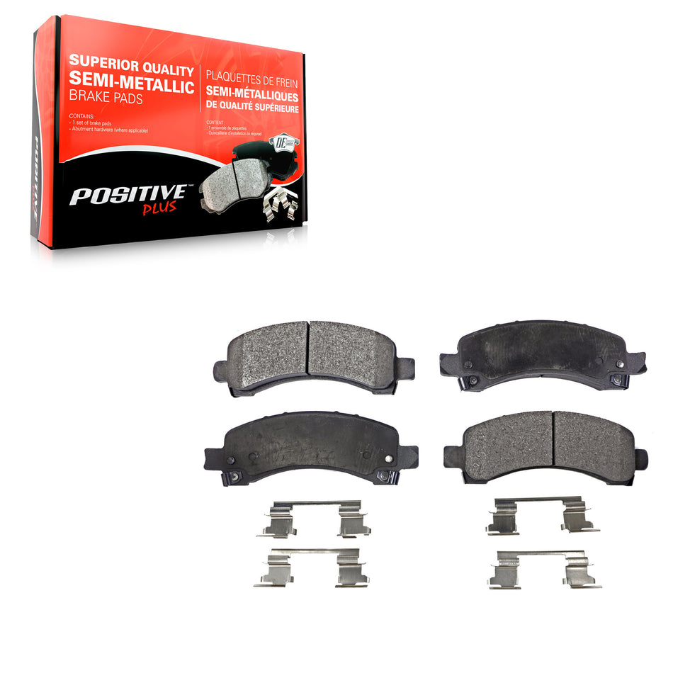 Rear Semi-Metallic Disc Brake Pads PPF-D974 For GMC Chevrolet Savana 2500 Express 3500 4500