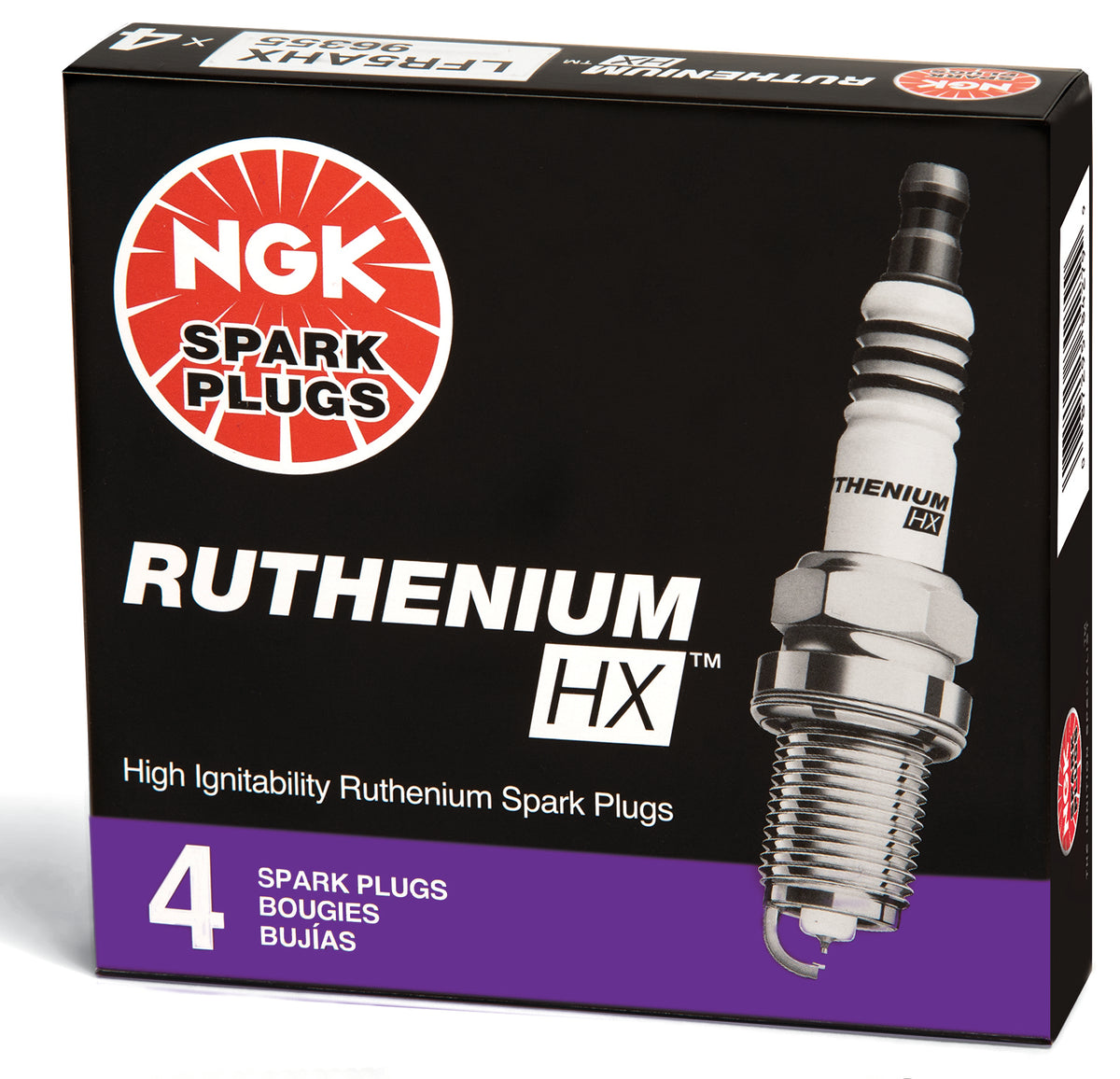 NGK Ruthenium HX High Ignitability Spark Plug - FR5BHX