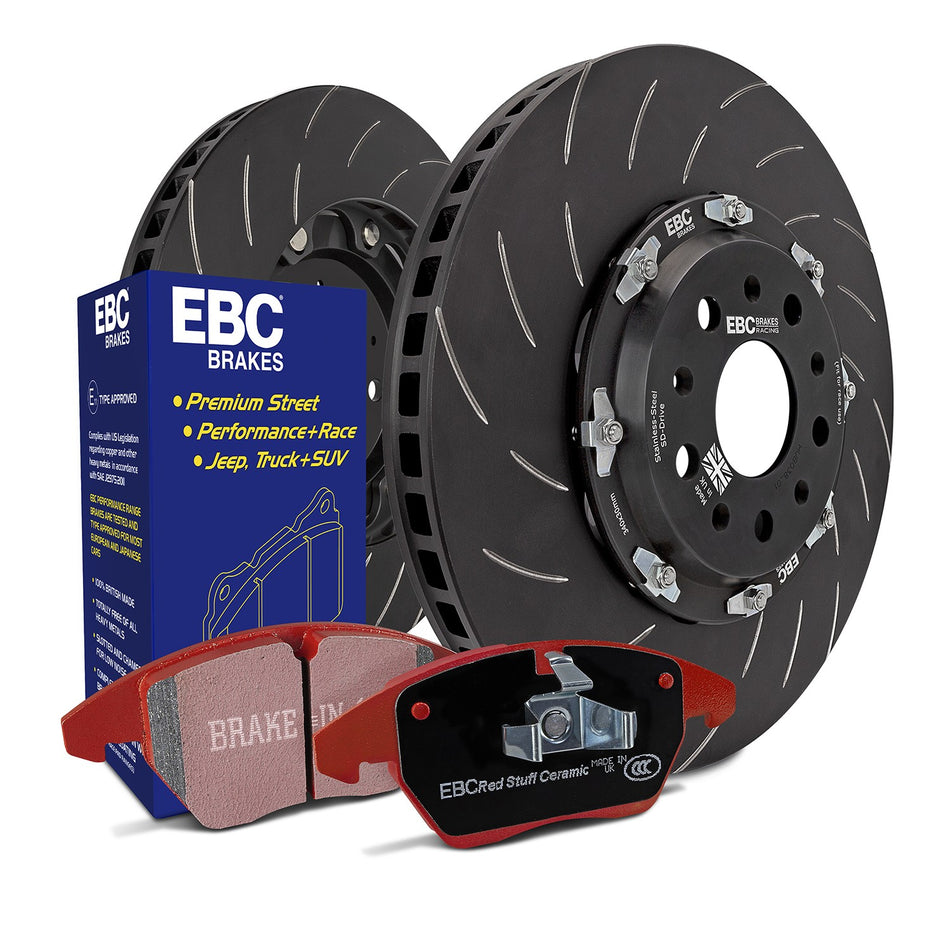 EBC Brakes Brake Pad and Rotor - S25K1001
