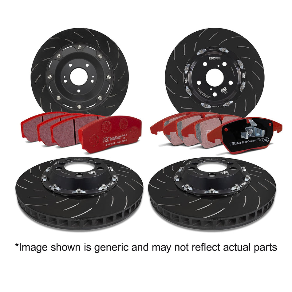 EBC Brakes Brake Pad and Rotor - S25KF1004