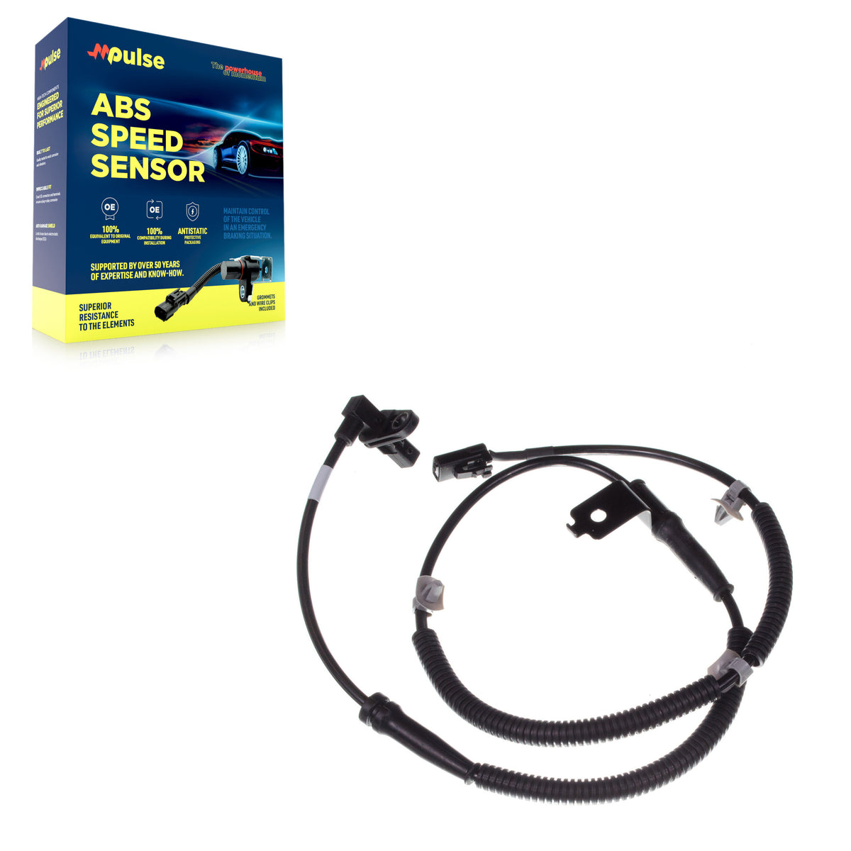 Front Left ABS Wheel Speed Sensor SEN-2ABS0213 For 07-09 Hyundai Santa Fe 3.3L/2.7L with 4-Wheel