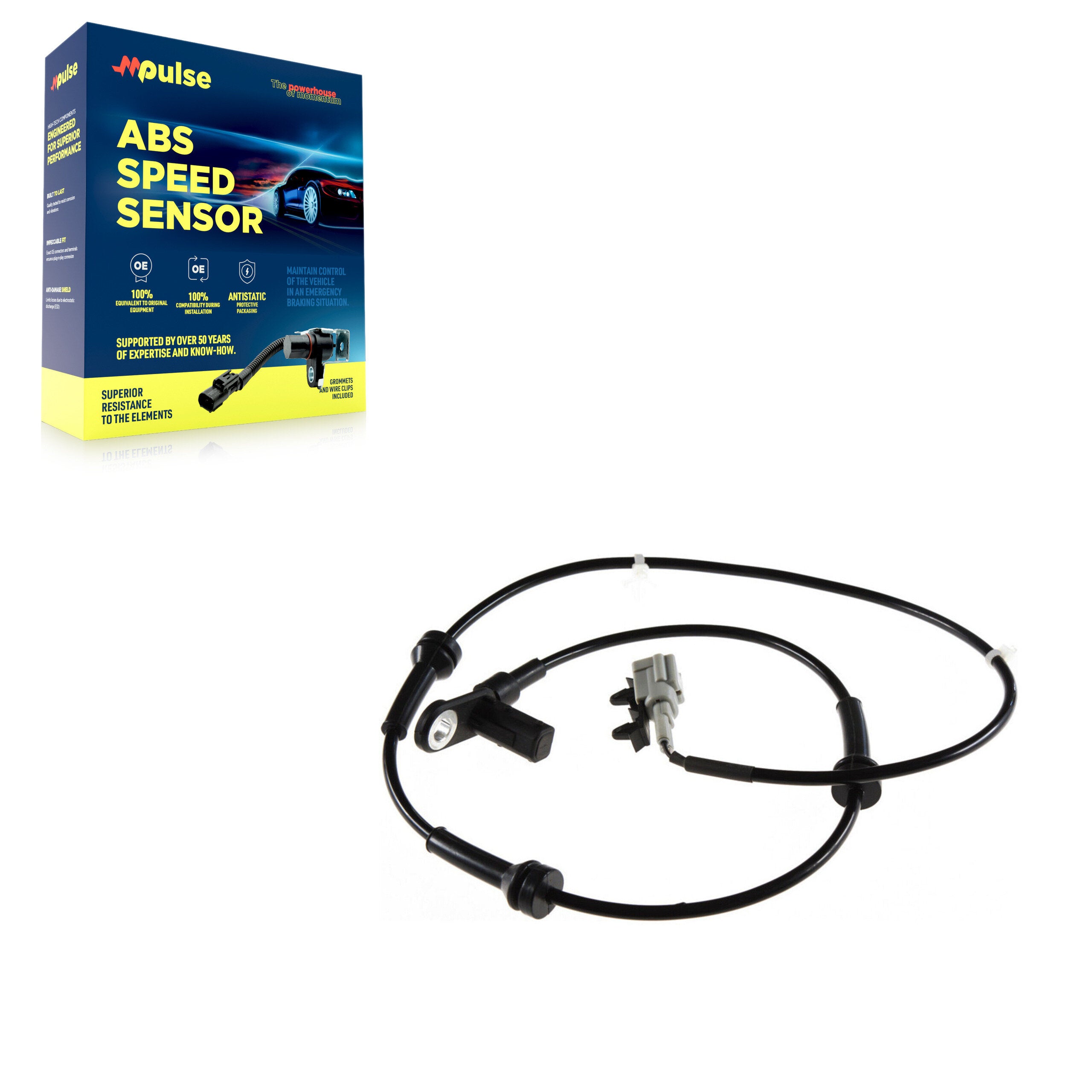 Rear Right ABS Wheel Speed Sensor SEN-2ABS0258 For Nissan Quest 3.5L with 4-Wheel Harness