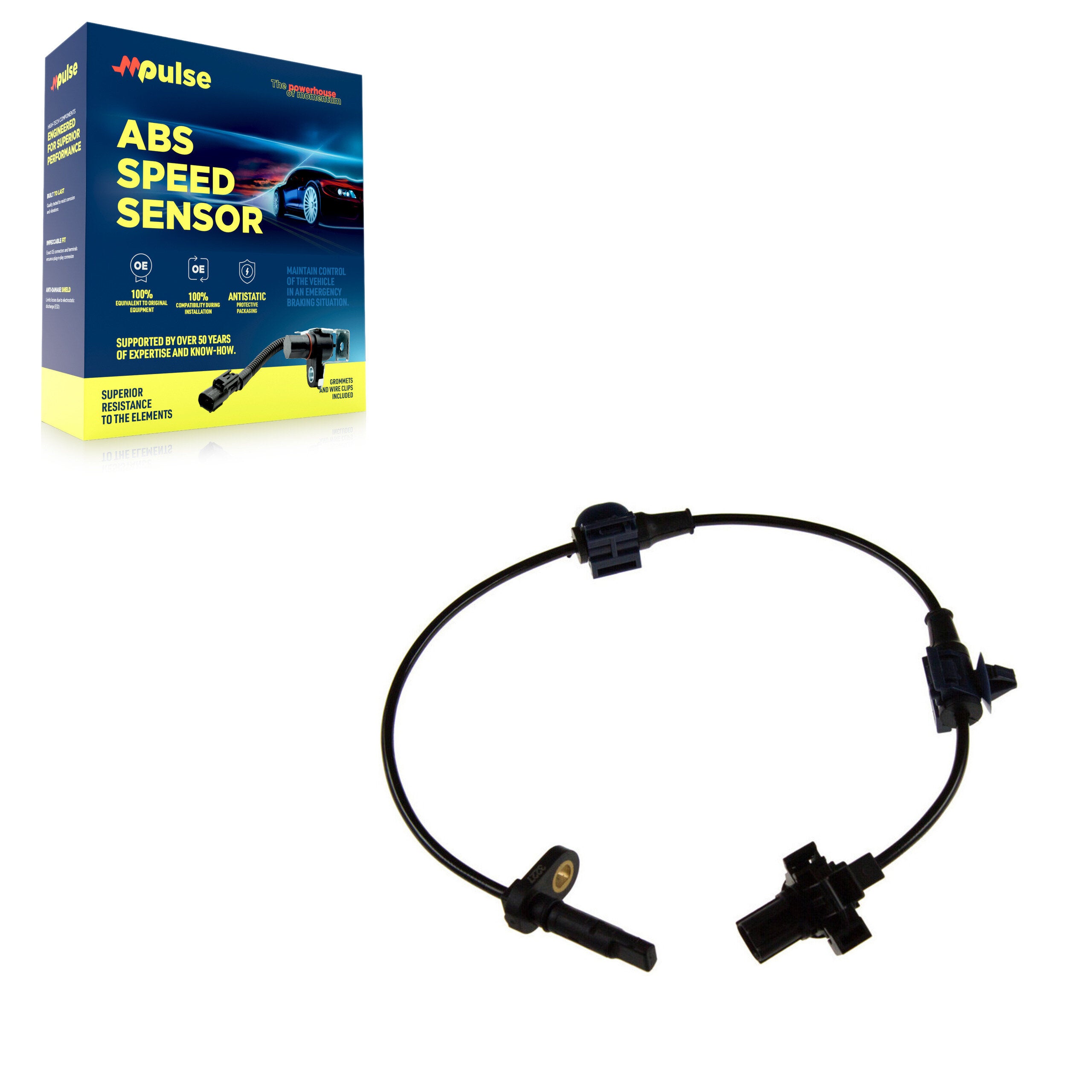 Rear Right ABS Wheel Speed Sensor SEN-2ABS0588 For 2007-2011 Honda CR-V with Harness Built in Japan