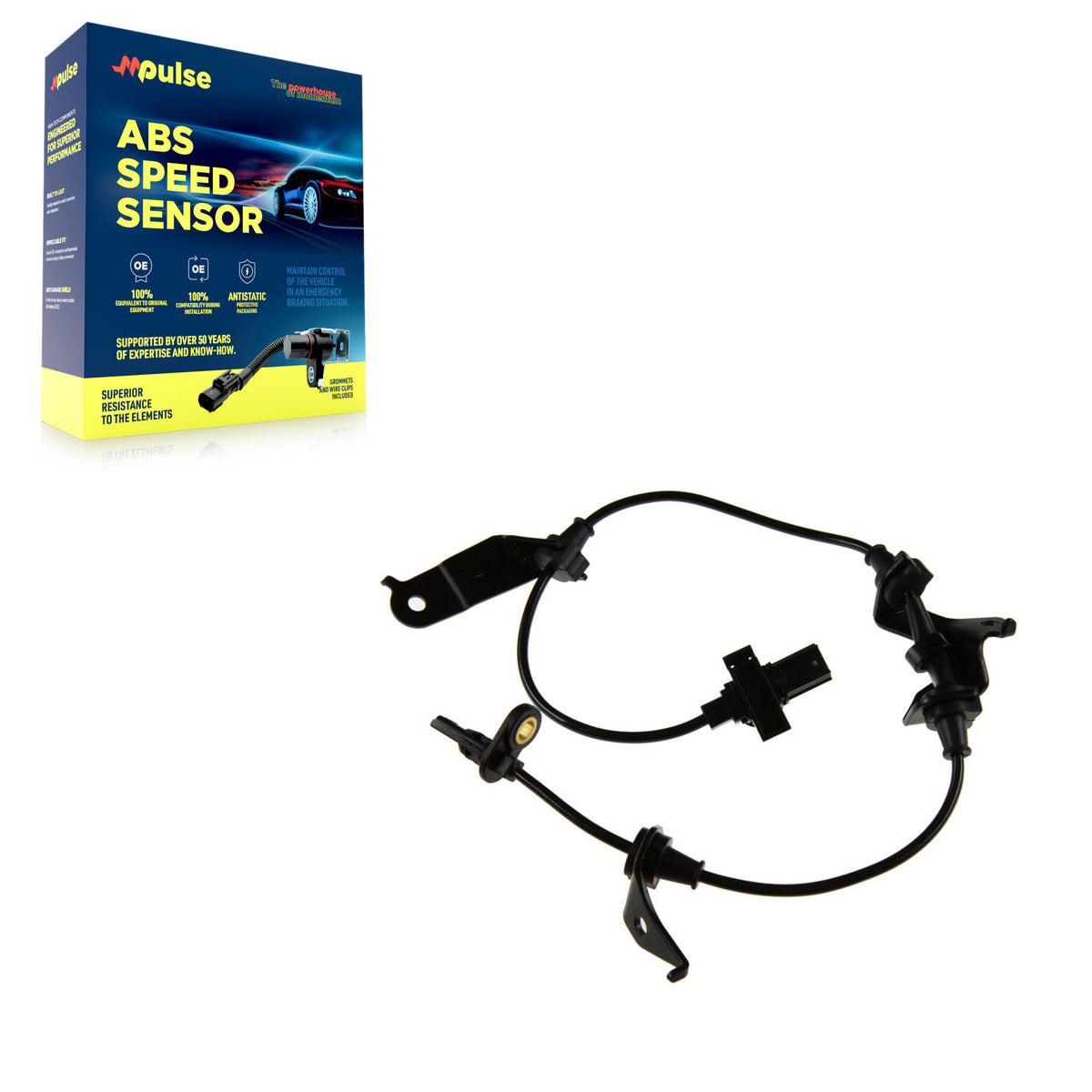 Front Left ABS Wheel Speed Sensor SEN-2ABS0646 For Honda Accord Acura TSX with Harness