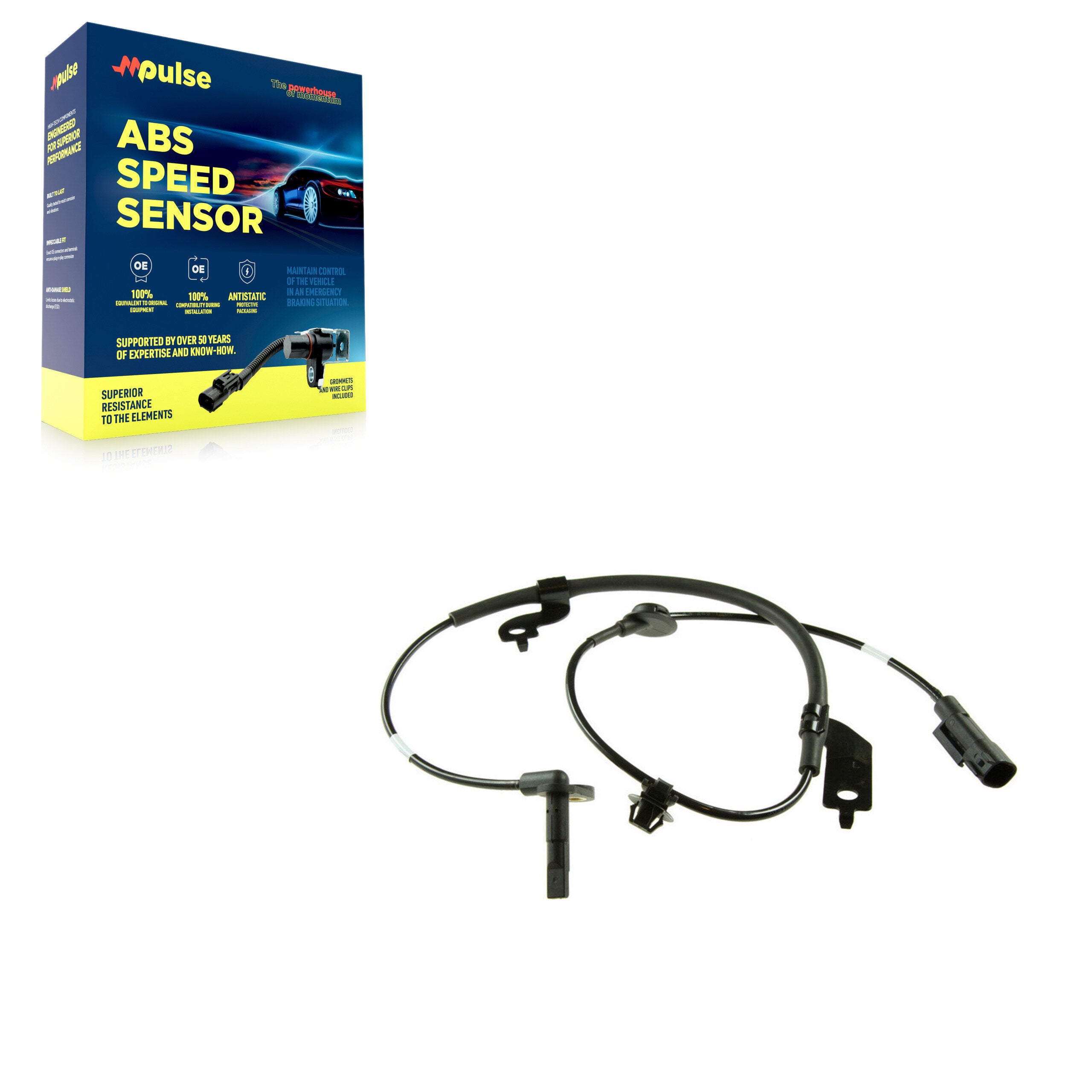 Front Left ABS Wheel Speed Sensor SEN-2ABS0709 For Mitsubishi Lancer Outlander RVR Sport ASX