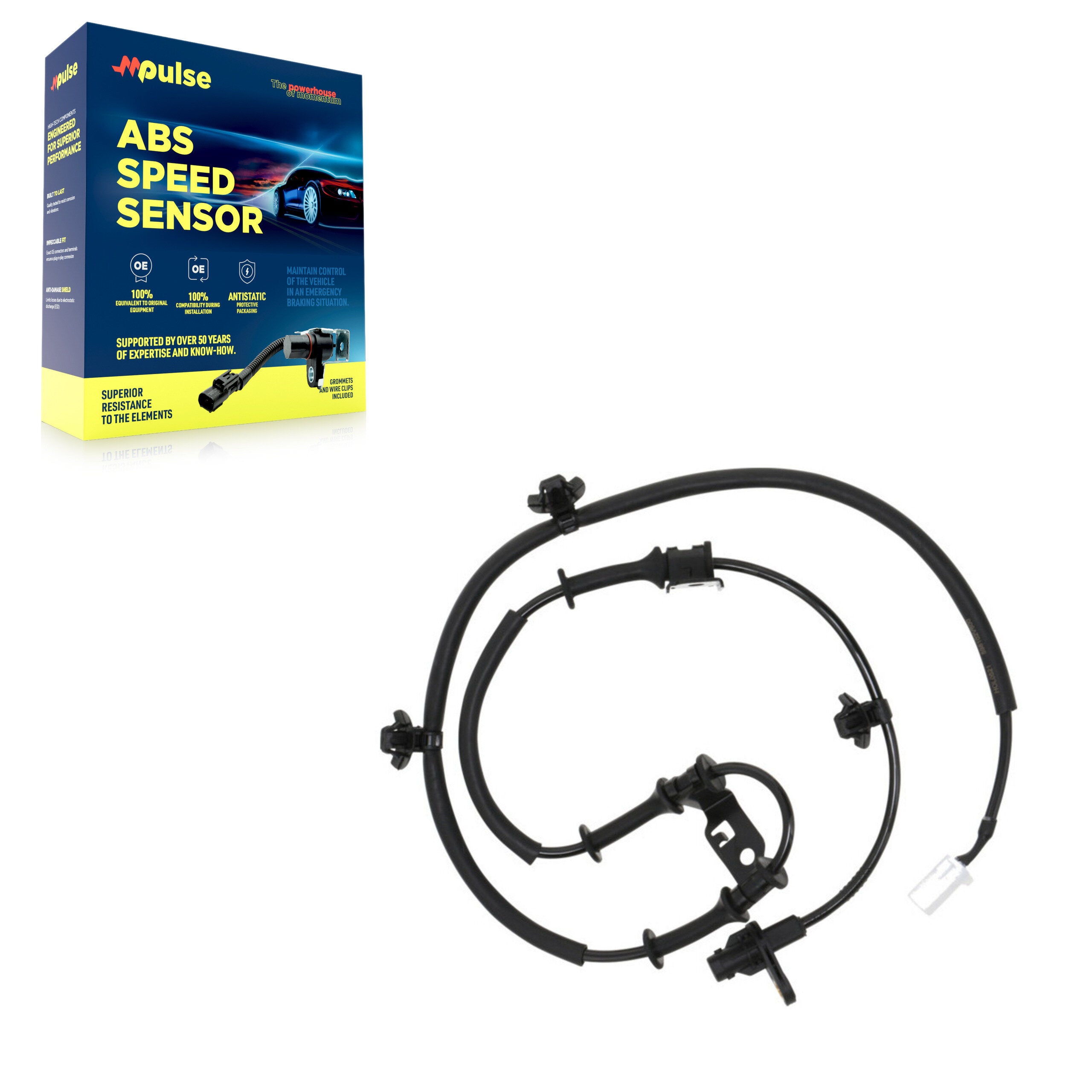 Front Left ABS Wheel Speed Sensor SEN-2ABS2422 For Hyundai Veloster 1.6L with 4-Wheel