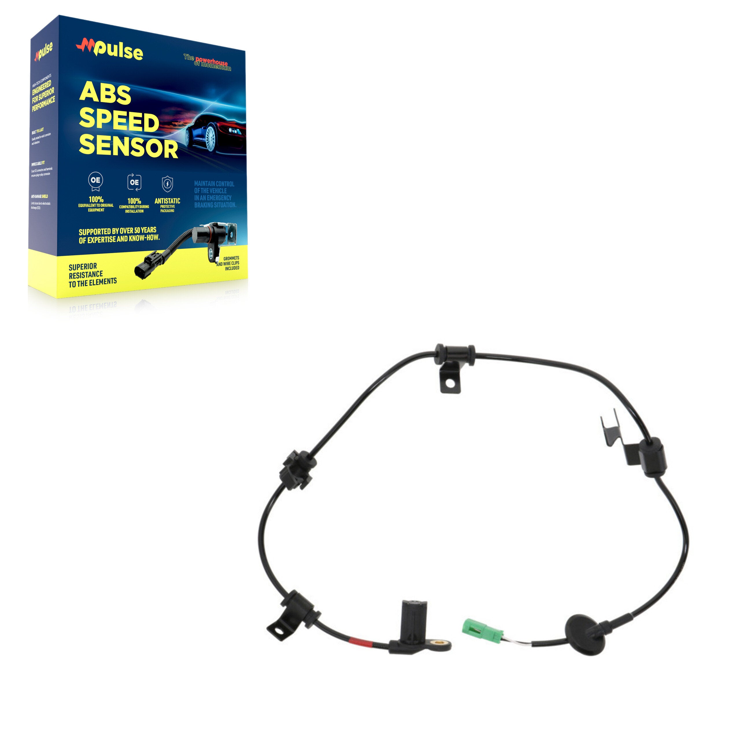 Rear Left ABS Wheel Speed Sensor SEN-2ABS2589 For Ford Escape Mercury Mariner