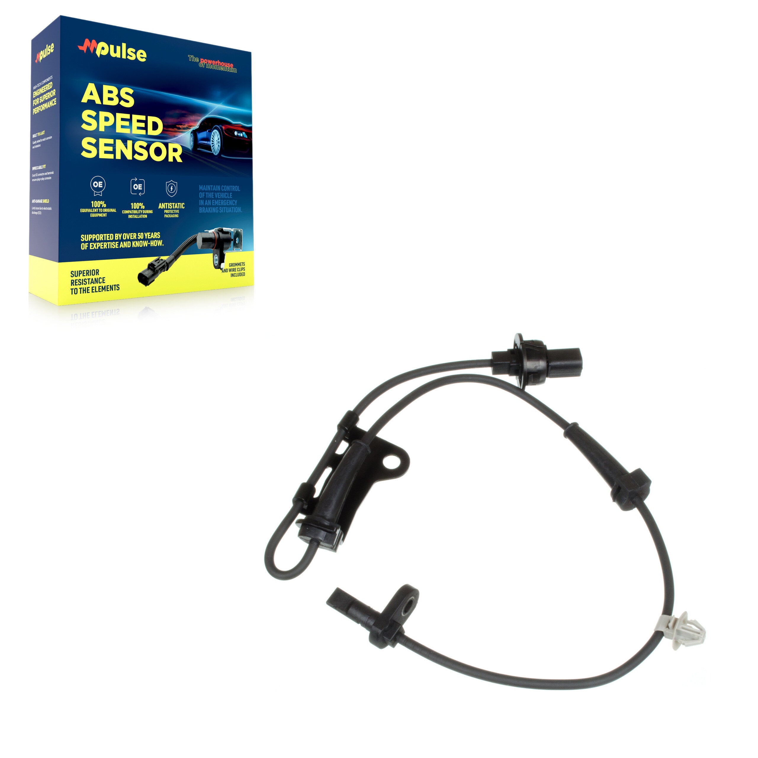 Front Right ABS Wheel Speed Sensor SEN-2ABS2641 For Honda Fit Insight CR-Z City with Harness
