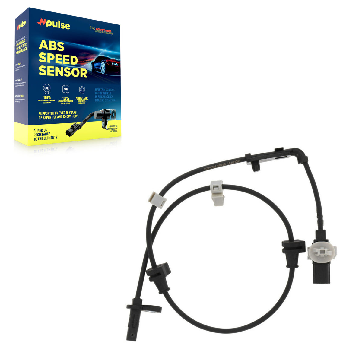 Front Right ABS Wheel Speed Sensor SEN-2ABS4470 For Honda Civic with Harness