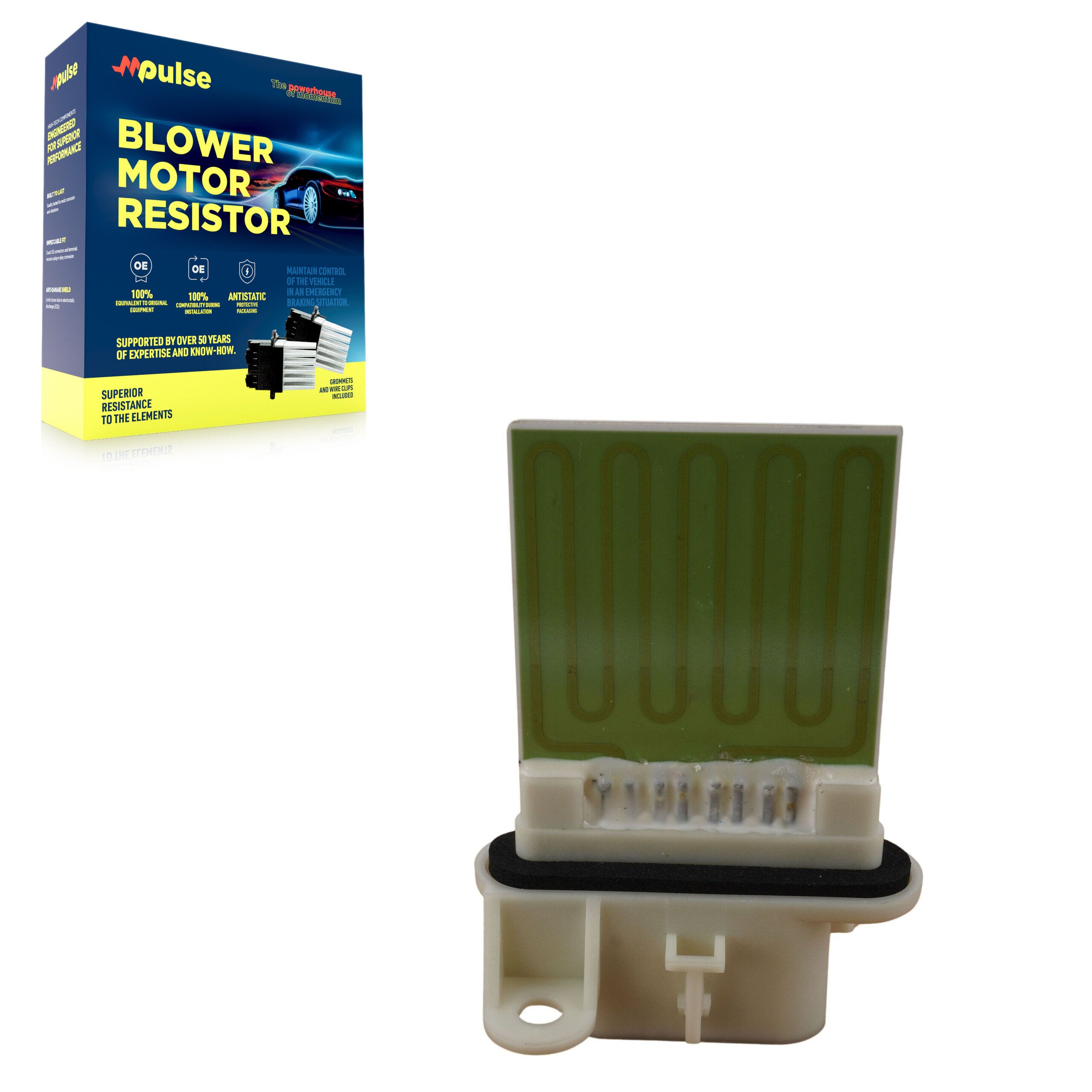 Rear HVAC Blower Motor Resistor SEN-2BMR0141 For GMC Chevrolet Savana 2500 Express 3500 1500 G30