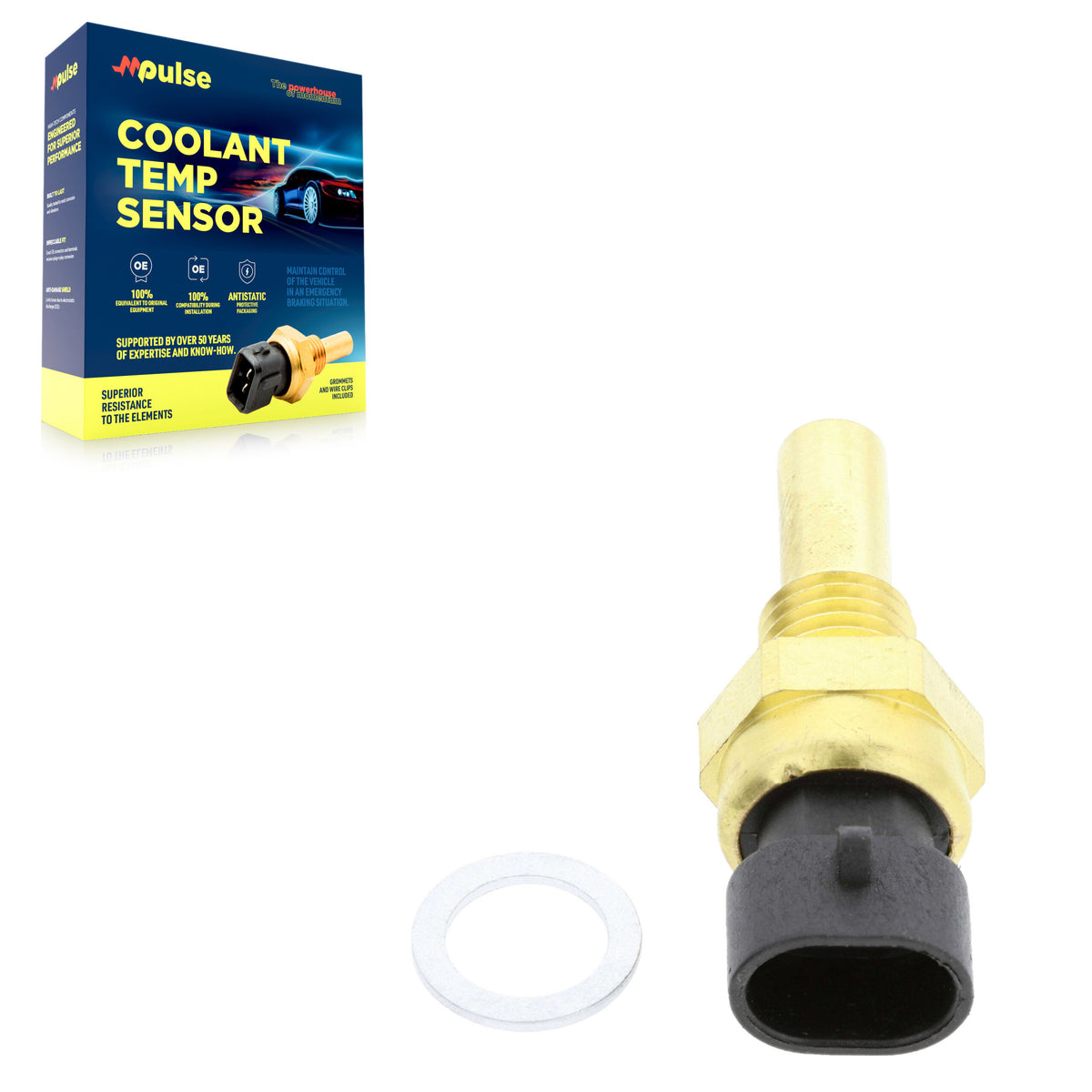 Engine Coolant Temperature Sensor SEN-2CTS0318 For Chevrolet GMC Sierra 1500 Silverado Equinox 2500