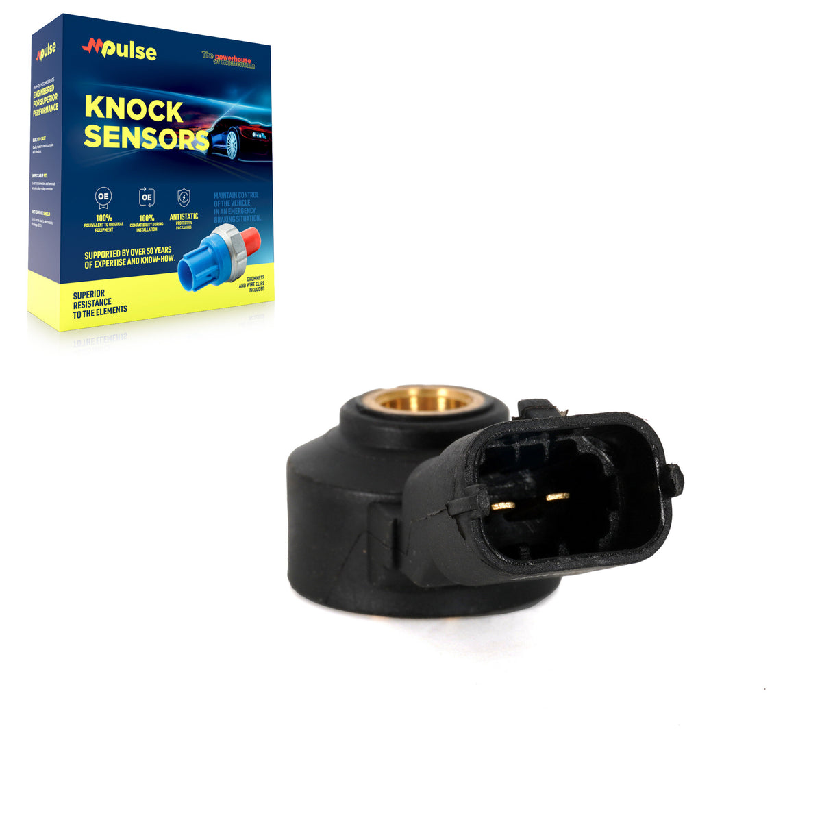 Ignition Knock (Detonation) Sensor SEN-2KNC0416 For Buick Pontiac LaCrosse Chevrolet Cadillac G6 CTS
