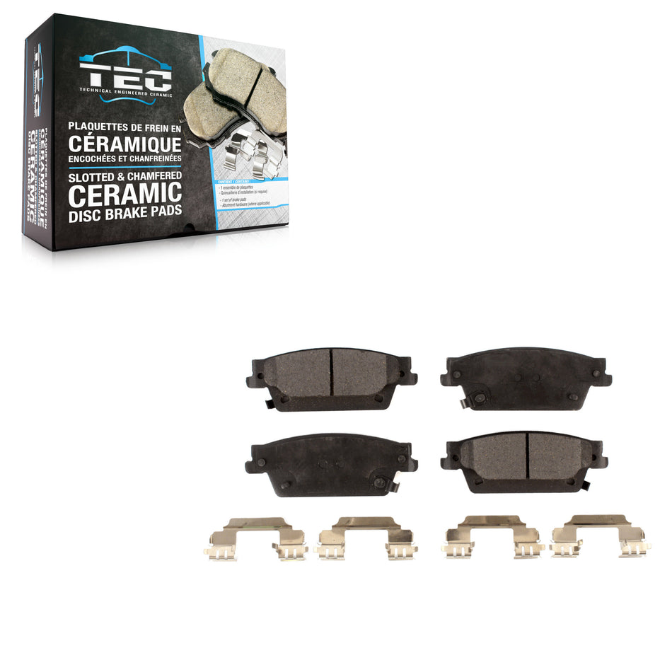 Rear Ceramic Disc Brake Pads TEC-1020 For Cadillac CTS SRX STS