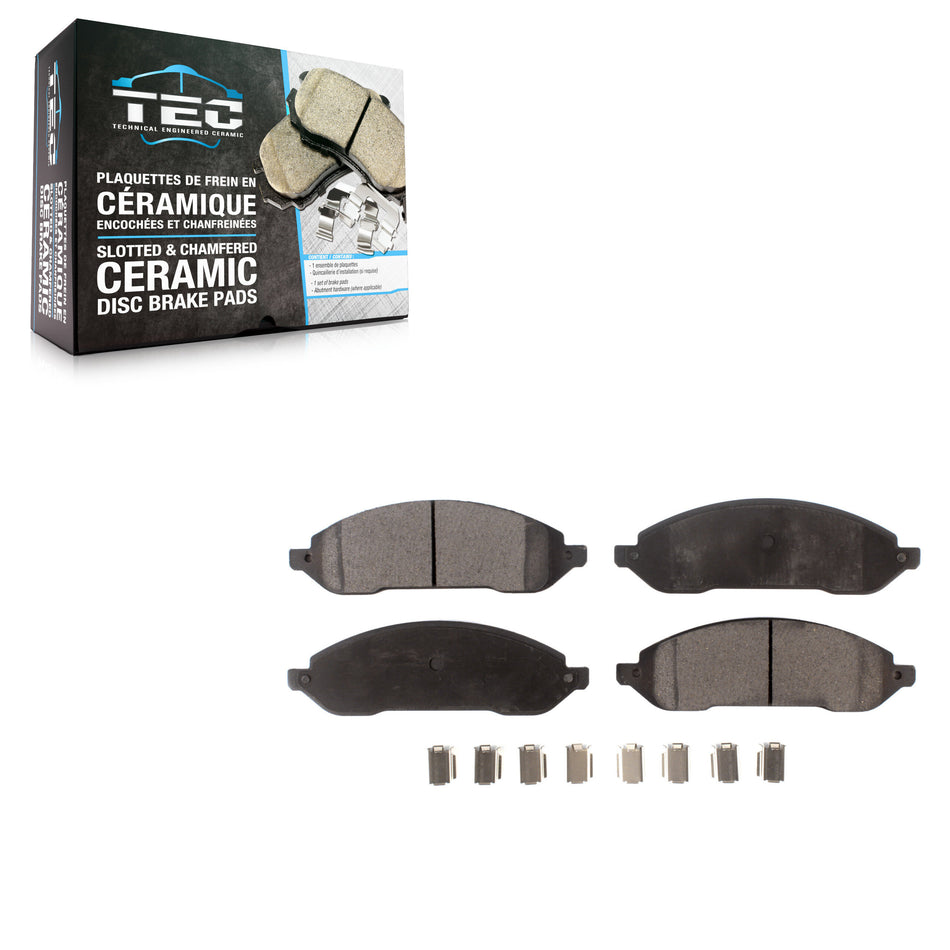 Front Ceramic Disc Brake Pads TEC-1022 For 2004-2007 Ford Freestar Mercury Monterey
