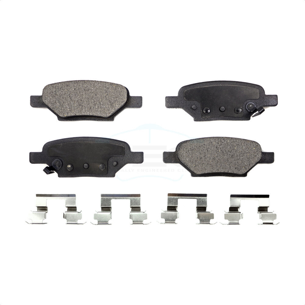 Rear Ceramic Disc Brake Pads TEC-1033 For Chevrolet Malibu Pontiac G6 Cobalt Saturn Ion HHR Aura G5 Pursuit by TEC