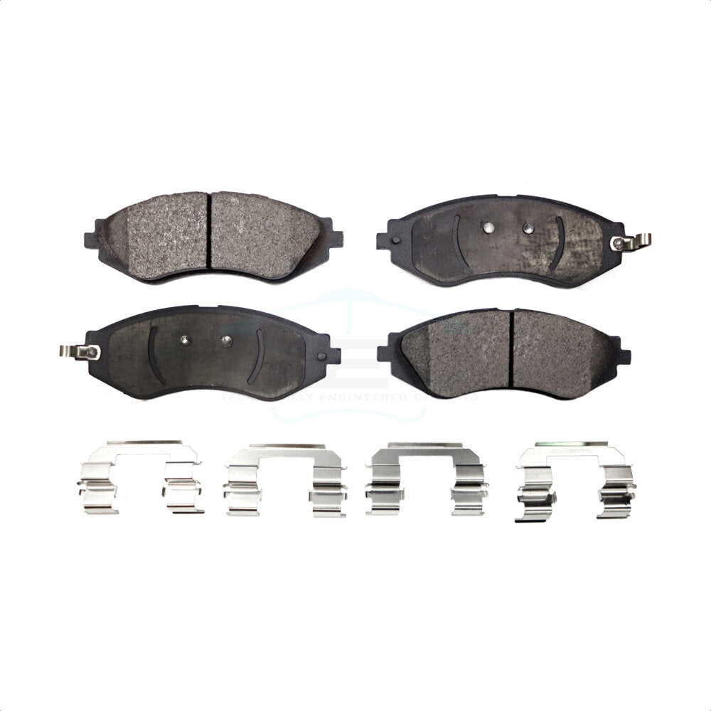 Front Ceramic Disc Brake Pads TEC-1035 For Chevrolet Aveo Spark Suzuki Forenza Aveo5 Reno Daewoo EV Pontiac G3 Lanos Leganza Nubira Wave Wave5 Optra Swift+ by TEC