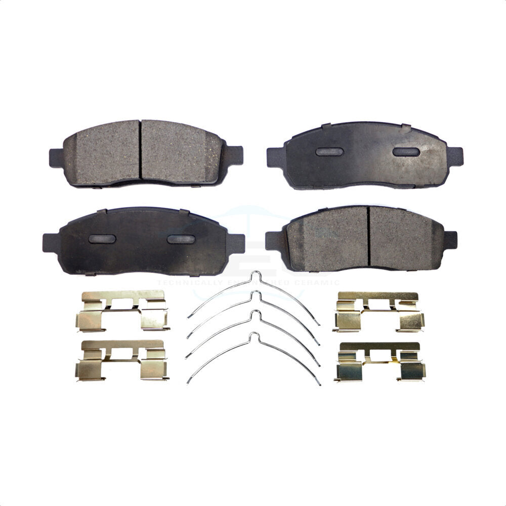 Front Ceramic Disc Brake Pads TEC-1083 For Ford F-150 Lincoln Mark LT by TEC