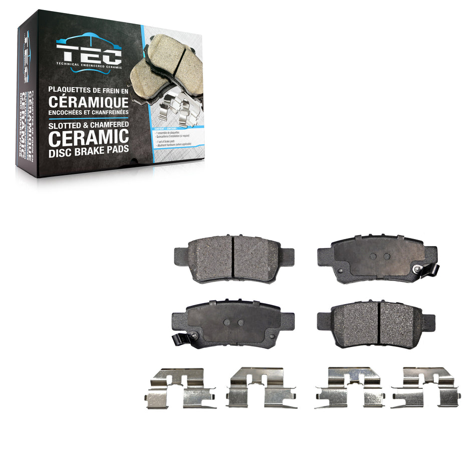 Rear Ceramic Disc Brake Pads TEC-1088 For 2005-2010 Honda Odyssey