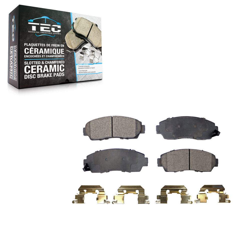 Front Ceramic Disc Brake Pads TEC-1089 For Honda CR-V Odyssey Acura RDX Accord Crosstour