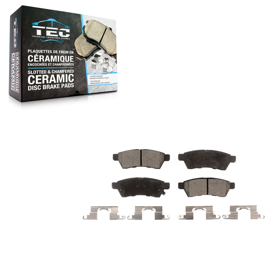 Rear Ceramic Disc Brake Pads TEC-1100 For Nissan Frontier Xterra Suzuki Equator