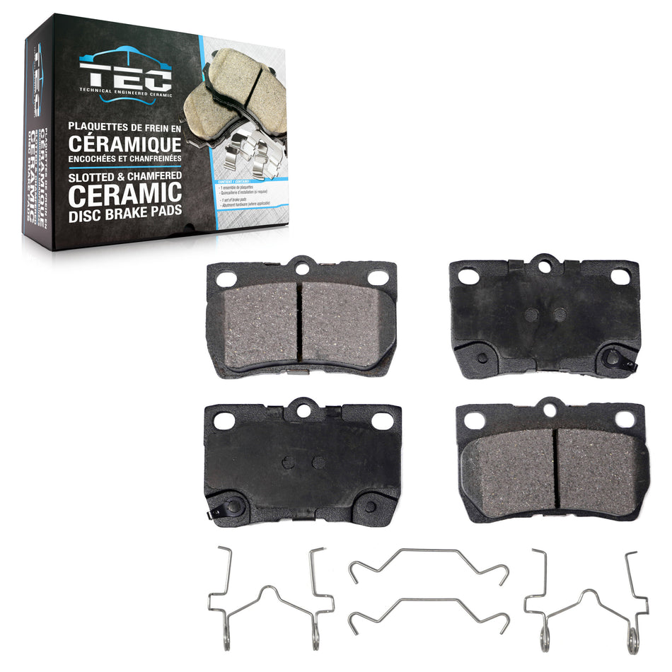 Rear Ceramic Disc Brake Pads TEC-1113 For Lexus IS250 IS350 GS350 GS300 GS450h GS430 GS460
