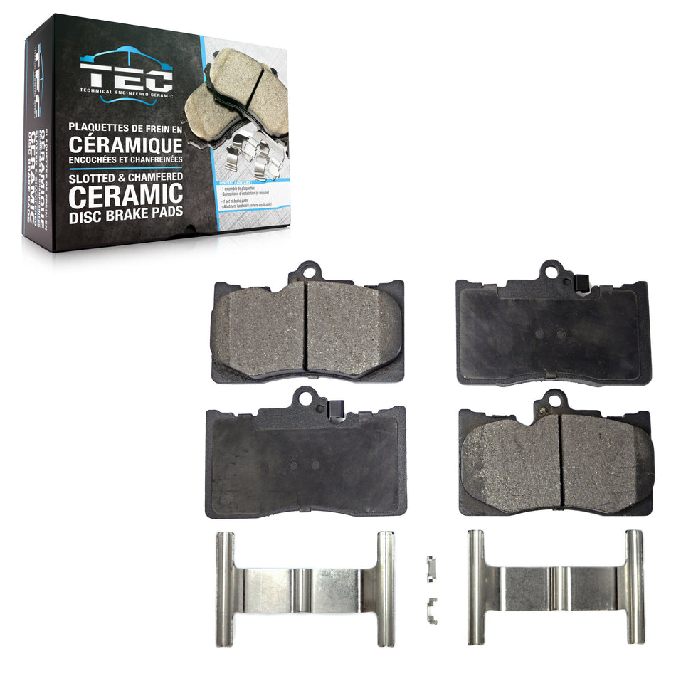 Front Ceramic Disc Brake Pads TEC-1118 For Lexus IS300 IS350 GS350 RC350 RC300 GS450h IS500 IS200t