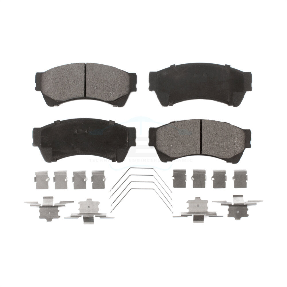 Front Ceramic Disc Brake Pads TEC-1164 For Ford Fusion Mazda 6 Lincoln MKZ Mercury Milan Zephyr by TEC