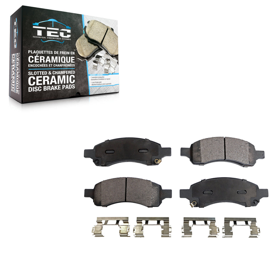 Front Ceramic Disc Brake Pads TEC-1169A For GMC Acadia Buick Enclave Chevrolet Traverse Saturn