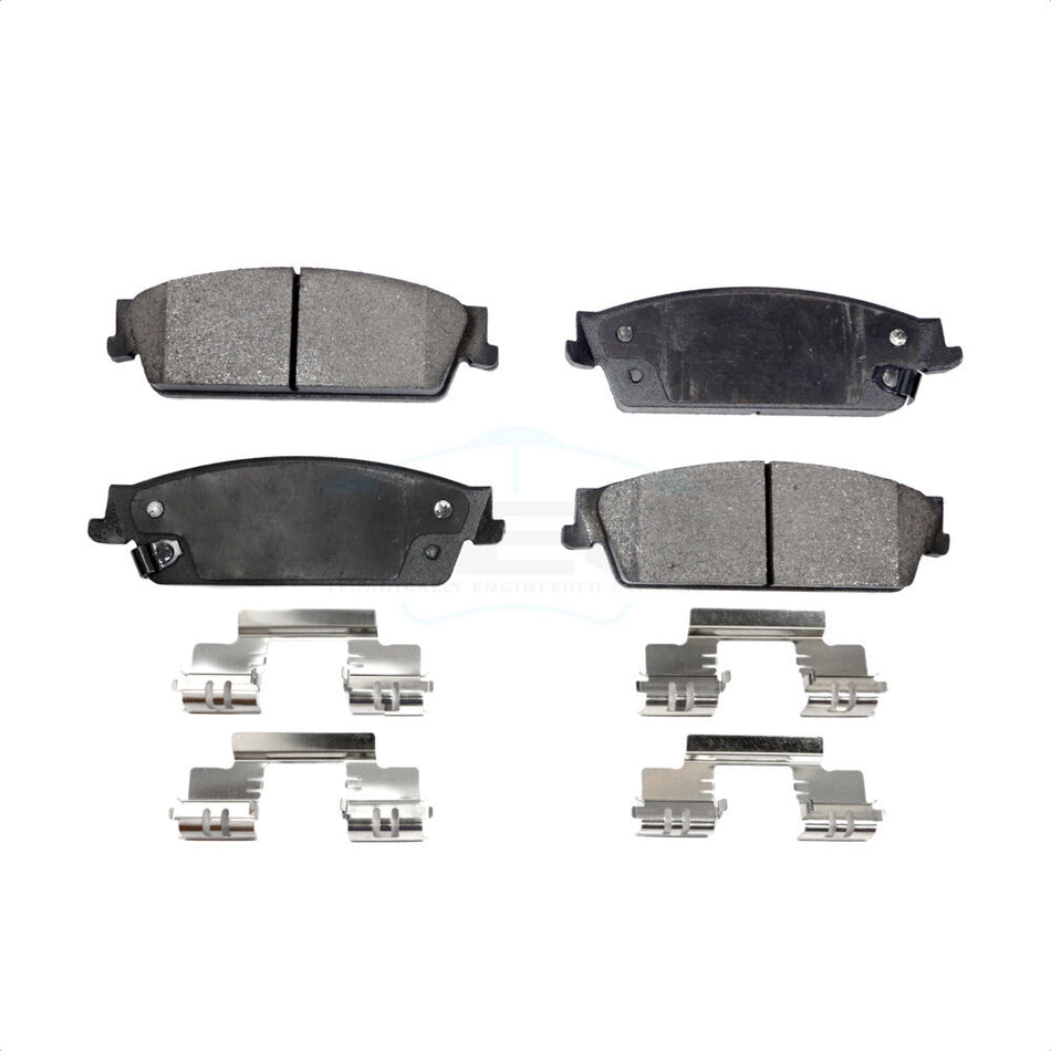 Rear Ceramic Disc Brake Pads TEC-1194 For Chevrolet Silverado 1500 GMC Sierra Tahoe Suburban Yukon Cadillac XL Avalanche Escalade ESV EXT by TEC