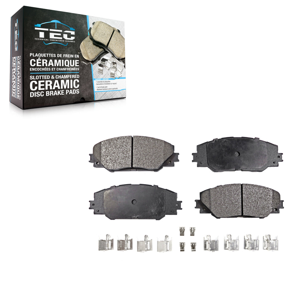 Front Ceramic Disc Brake Pads TEC-1211 For Toyota RAV4 Matrix Pontiac Vibe Scion Corolla iM tC Mirai