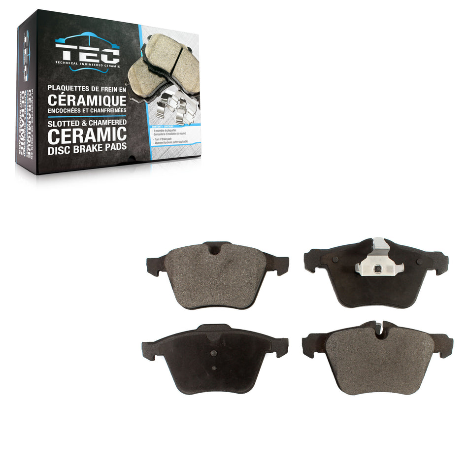 Front Ceramic Disc Brake Pads TEC-1240 For Jaguar XF XJ F-Type XKR XK Super V8