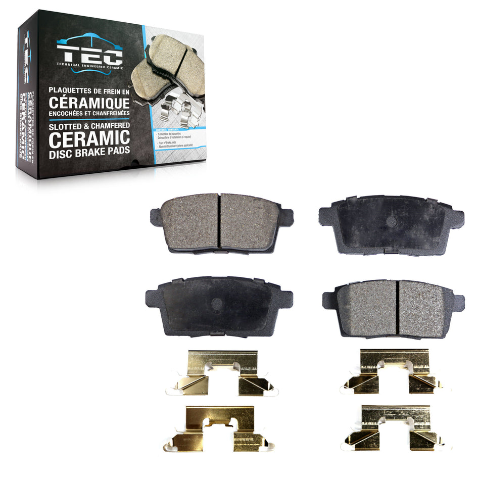 Rear Ceramic Disc Brake Pads TEC-1259 For Mazda Ford Edge CX-7 CX-9 Lincoln MKX