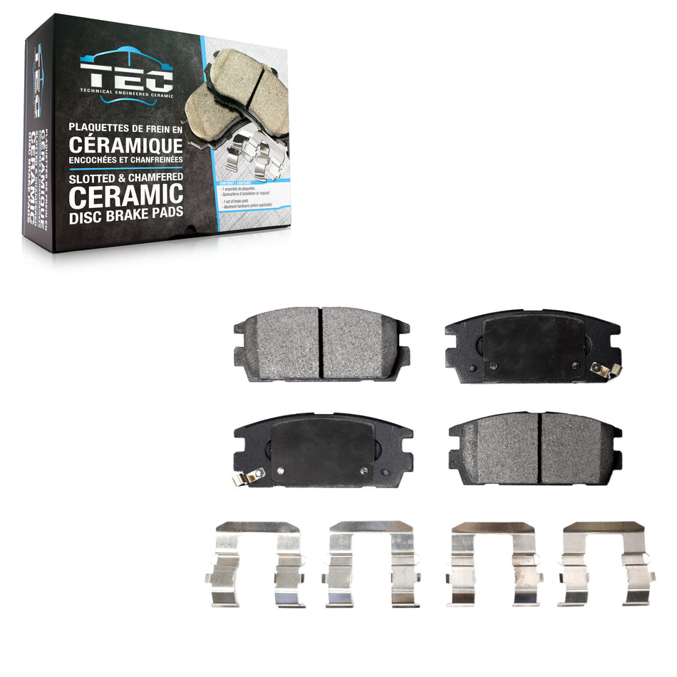 Rear Ceramic Disc Brake Pads TEC-1275 For Chevrolet Equinox GMC Terrain Pontiac Torrent Saturn Vue