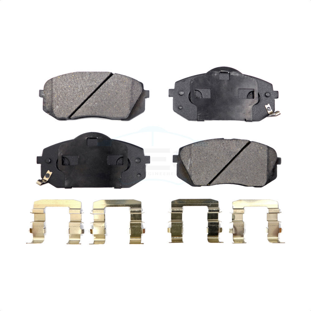 Front Ceramic Disc Brake Pads TEC-1295 For Hyundai Tucson Kia Sonata Sportage Rondo Cadenza Soul EV by TEC