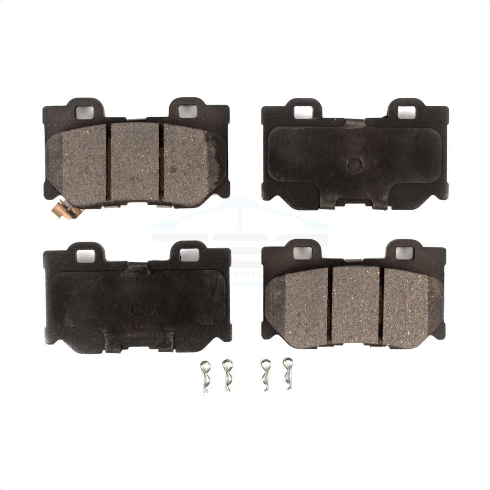 Rear Ceramic Disc Brake Pads TEC-1347 For INFINITI G37 Q50 Nissan 370Z Q60 M37 Q70 Q70L QX70 M56 FX50 Z by TEC