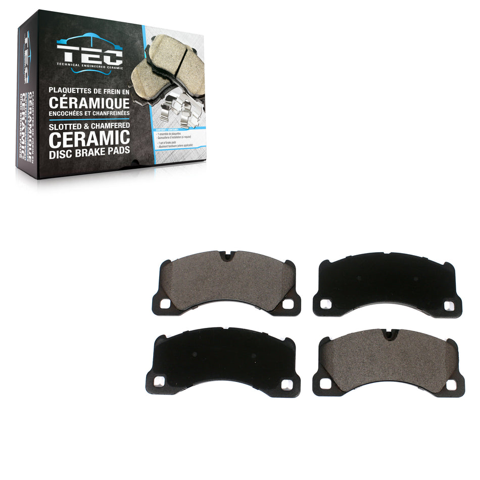 Front Ceramic Disc Brake Pads TEC-1349 For Porsche Cayenne Macan Volkswagen Touareg Panamera Taycan