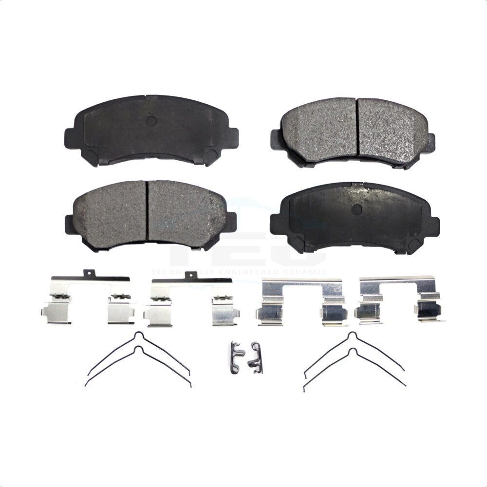 Front Ceramic Disc Brake Pads TEC-1374 For Nissan Rogue Maxima Sentra Select Juke Suzuki Kizashi by TEC