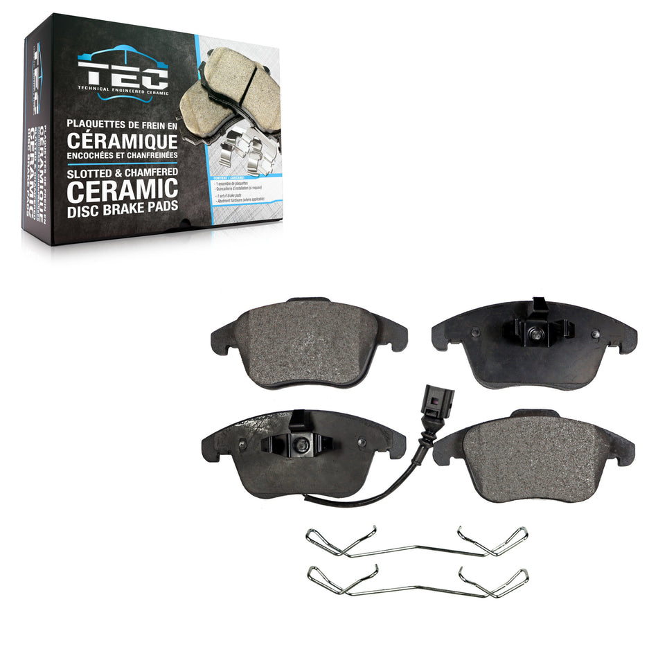 Front Ceramic Disc Brake Pads TEC-1375 For Volkswagen Tiguan Passat Audi Q3 Quattro Limited