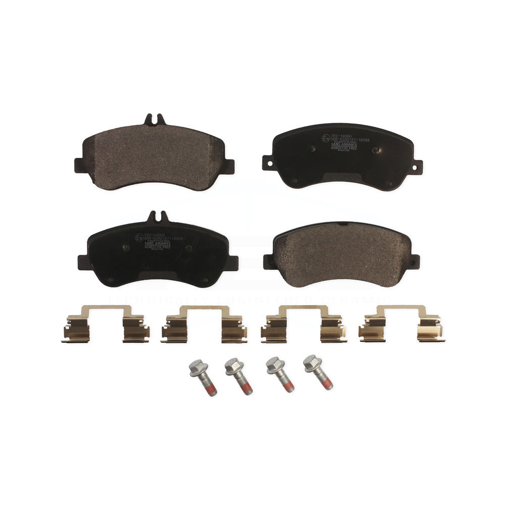 Front Ceramic Disc Brake Pads TEC-1406A For Mercedes-Benz GLK350 GLK250 by TEC