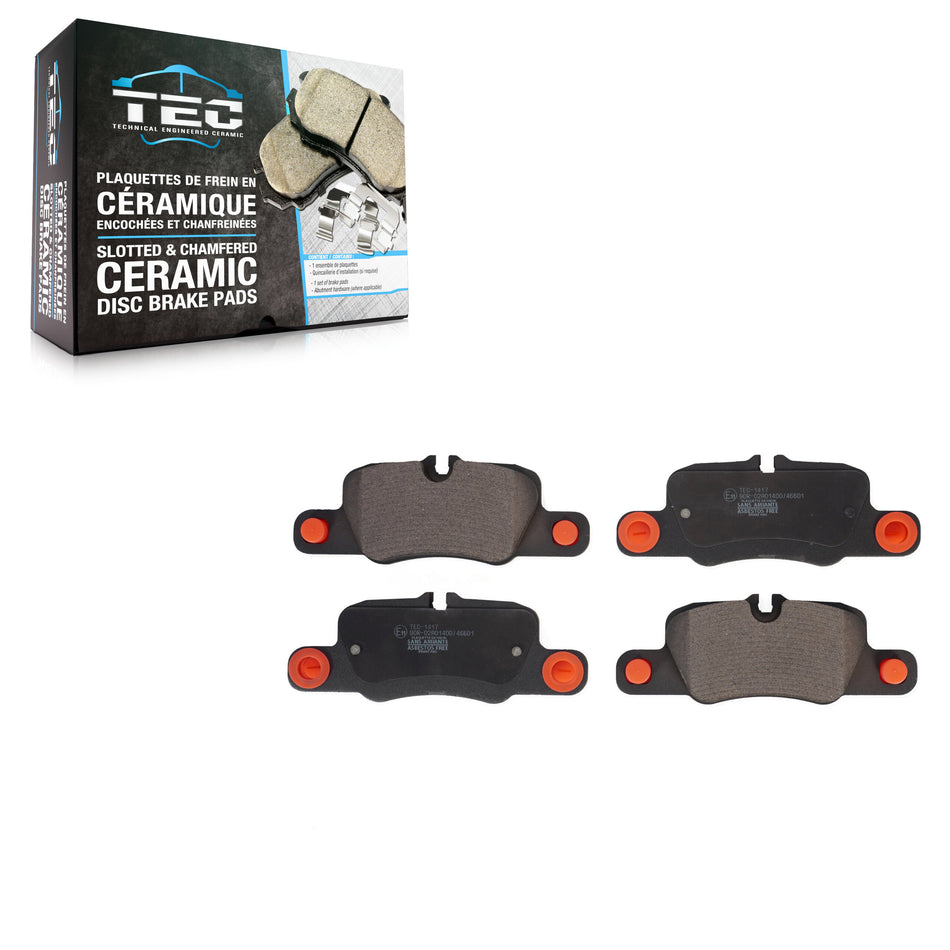 Rear Ceramic Disc Brake Pads TEC-1417 For Porsche 911 Panamera