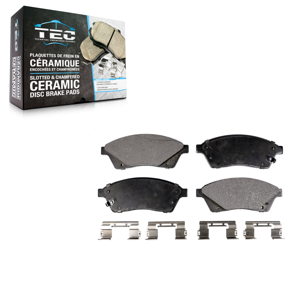 Front Ceramic Disc Brake Pads TEC-1422 For Cadillac SRX Saab 9-4X