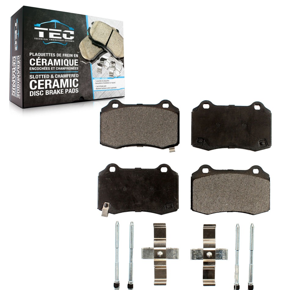 Rear Ceramic Disc Brake Pads TEC-1428 For Hyundai Genesis Coupe Tesla S