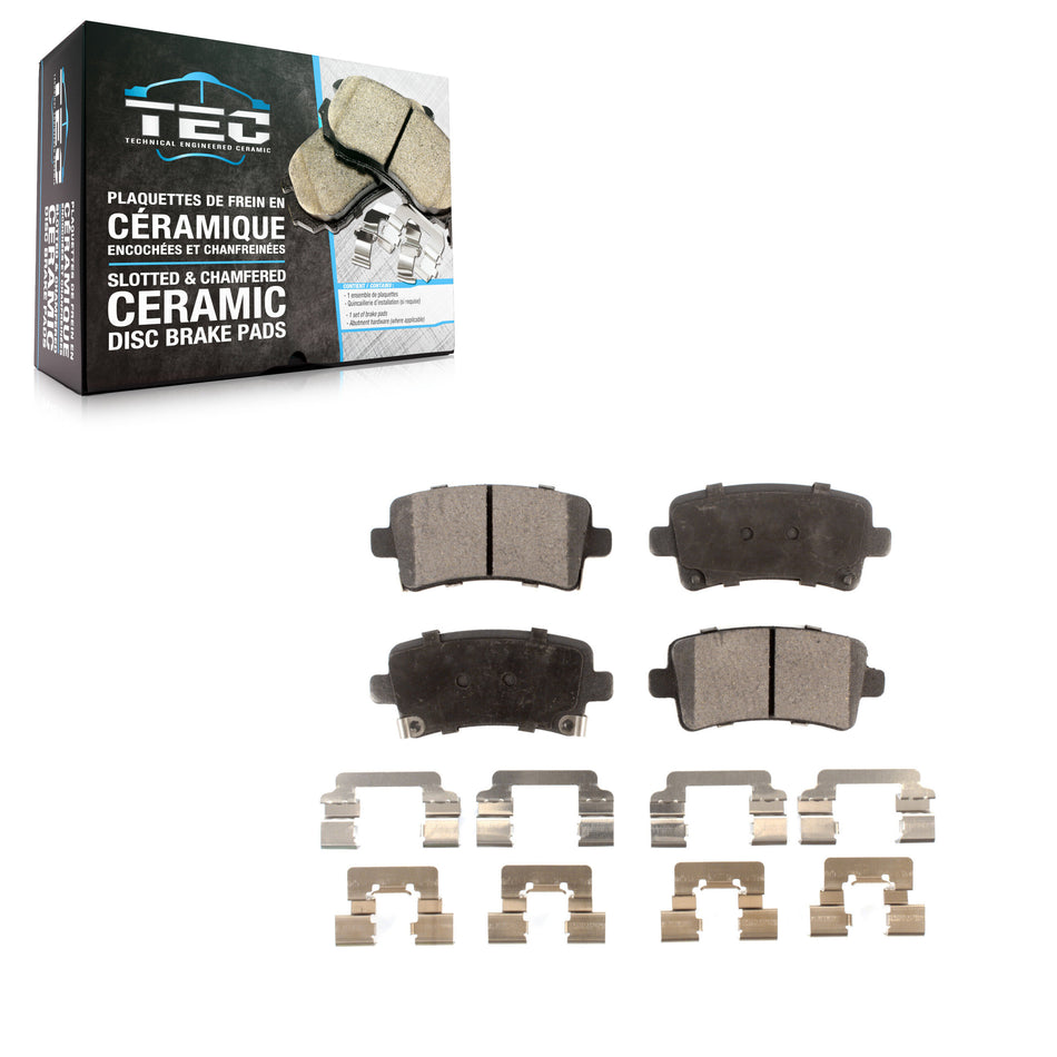 Rear Ceramic Disc Brake Pads TEC-1430 For Chevrolet Buick Malibu Impala LaCrosse Regal Cadillac XTS