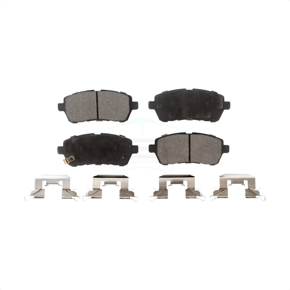 Front Ceramic Disc Brake Pads TEC-1454A For 2011-2014 Mazda 2 by TEC