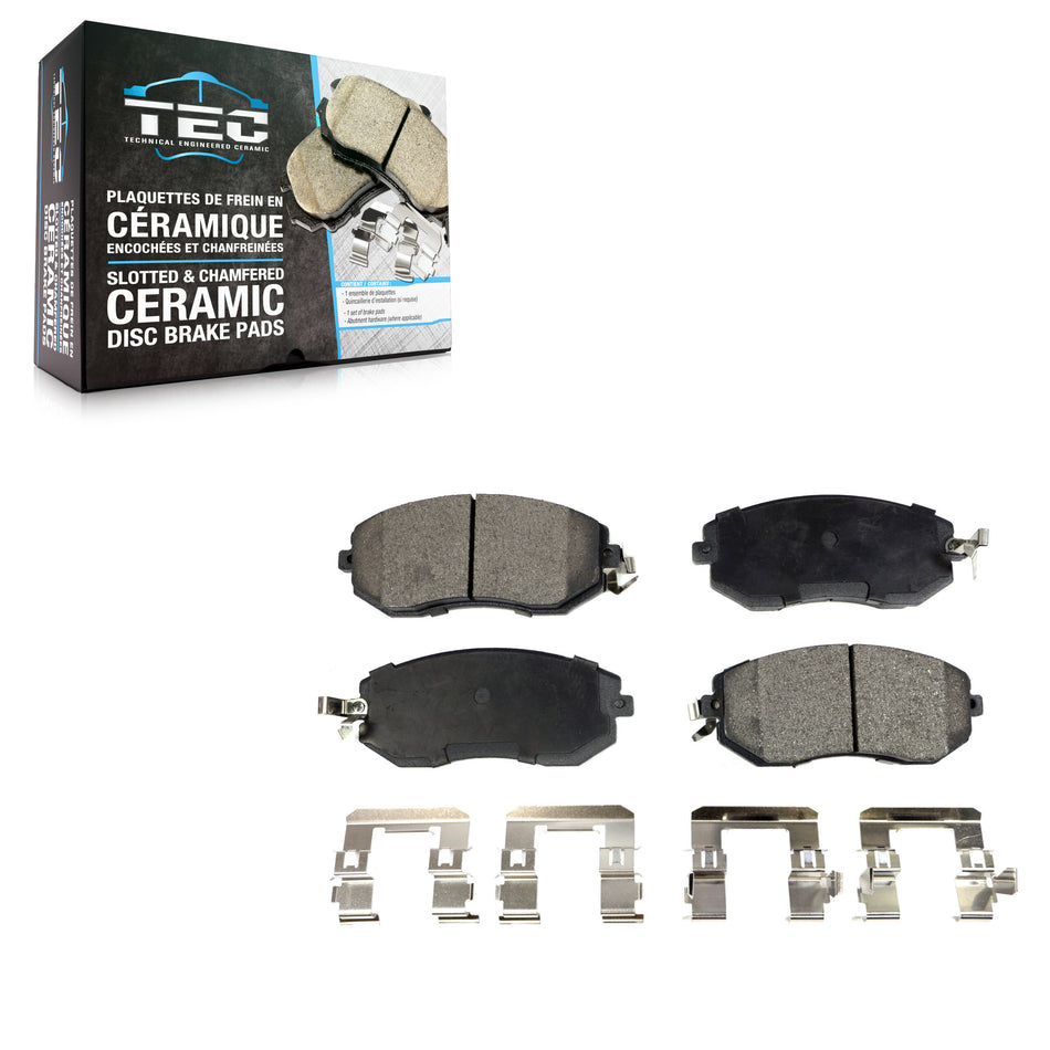 Front Ceramic Disc Brake Pads TEC-1539 For Subaru Forester Impreza XV Crosstrek Outback BRZ Scion 86