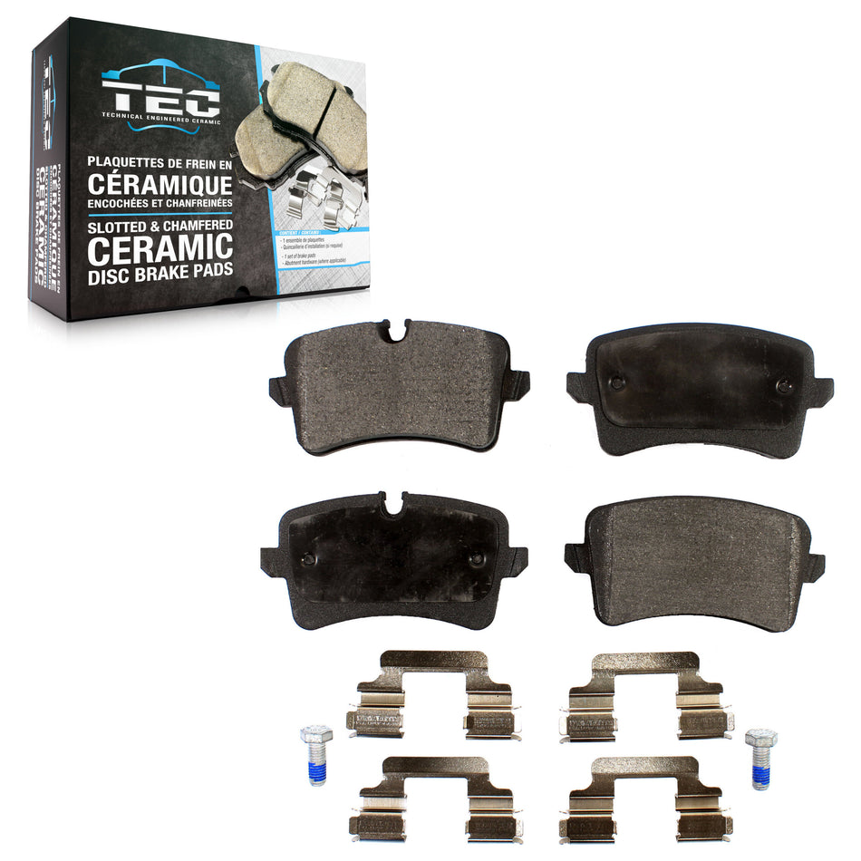Rear Ceramic Disc Brake Pads TEC-1547 For Audi Porsche Macan A6 Quattro A7 A8 RS5 S6 RS7 S7 S8