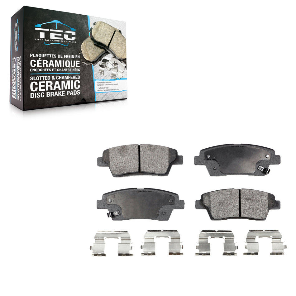 Rear Ceramic Disc Brake Pads TEC-1551 For Hyundai Genesis Mini Cooper Countryman Paceman G80 Kia