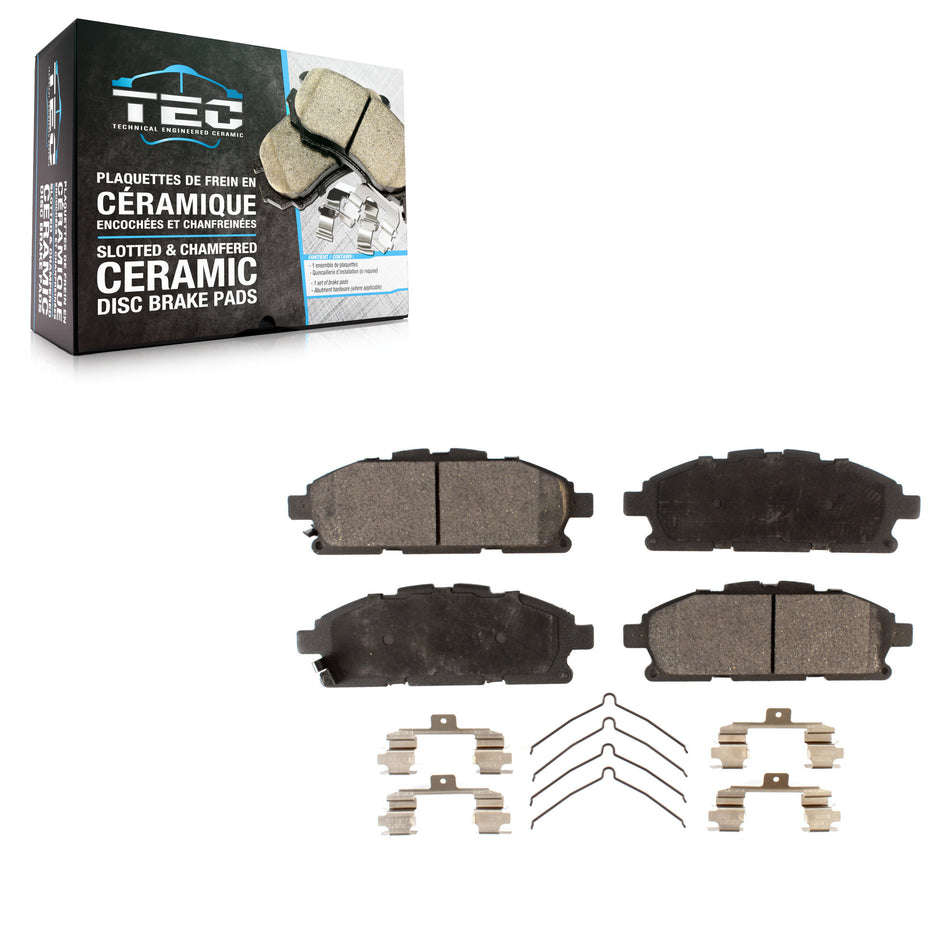 Front Ceramic Disc Brake Pads TEC-1552 For 2011-2017 Nissan Quest